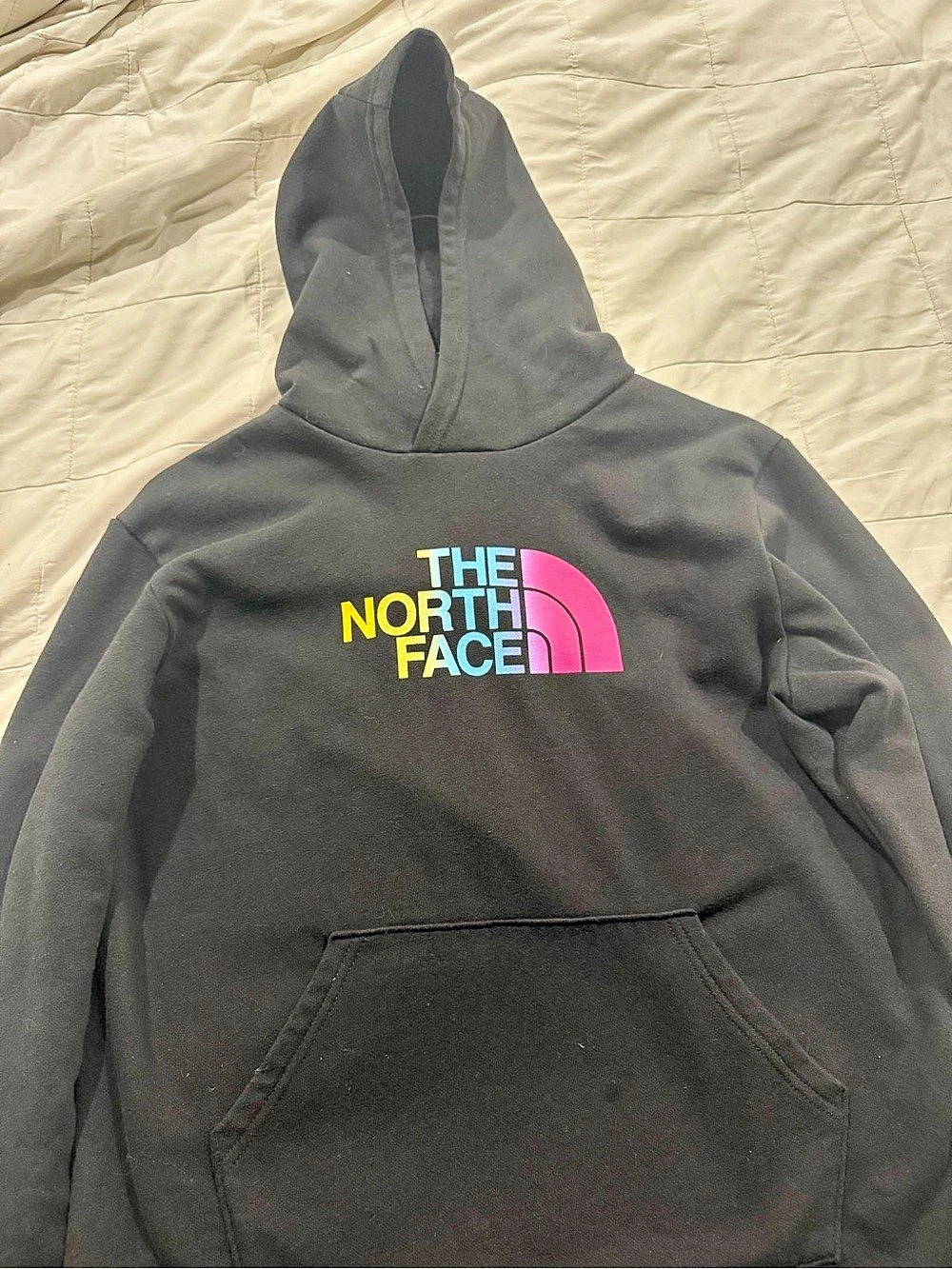 The North Face Girls' Camp Fleece Pullover Hoodie Black XL